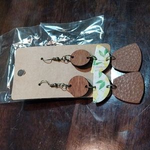 Bundle of 6 Homemade Leather Earrings